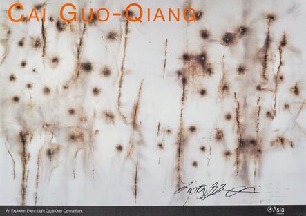 Cai Guo-Qiang 蔡国强, ‘A Explosion Event: Light Cycle over Central Park, exhibition poster’, 2005