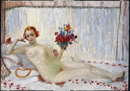 Florine Stettheimer, ‘A Model (Nude Self-Portrait)’, ca. 1915