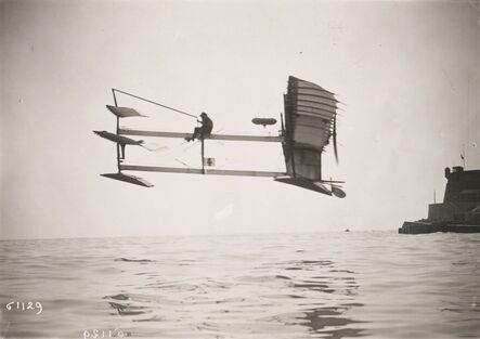 Marcel Branger, ‘Monaco, Hydro/Aero Plane of Fabre’, ca. 1910