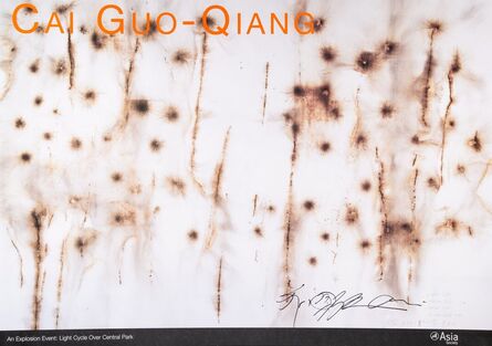 Cai Guo-Qiang 蔡国强, ‘An Explosion Event: Light Cycle over Central Park, exhibition poster’, 2005