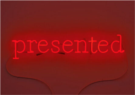 Joseph Kosuth, ‘‘A/C (J.J.:F.W.)’ [Red]’, 2009