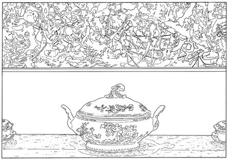 Louise Lawler, ‘Pollock and Tureen (traced)’, 1984-2013