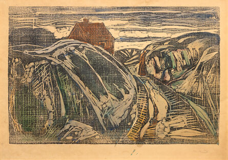 Edvard Munch, ‘House on the Coast I’, 1915