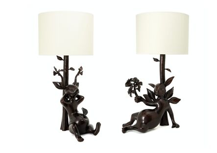 Hubert Le Gall, ‘Pair of lamps « Endymion » & "Diane"’, 2023