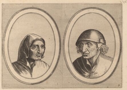 Johannes and Lucas van Doetechum after Pieter Bruegel the Elder, ‘"Rijckje Schimmel-penninghs" and "Lubbert Leever-worst"’, ca. 1564/1565