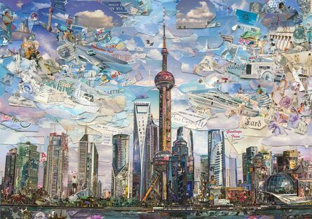 Vik Muniz, ‘Postcards from Nowhere: Shanghai’, 2014
