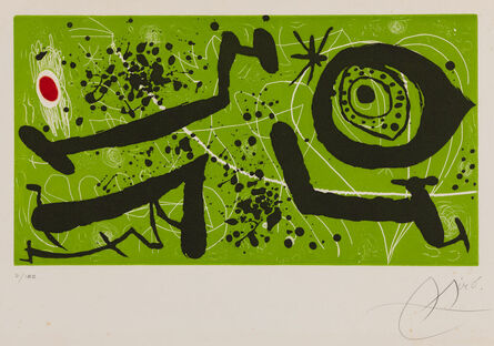 Joan Miró, ‘Picasso i els Reventos’, 1973