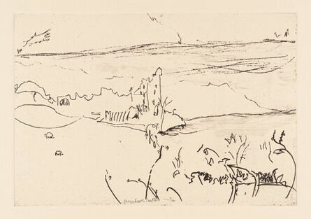 Barry Flanagan, ‘Loch Ness 6 (Urquheart Castle)’, 1976