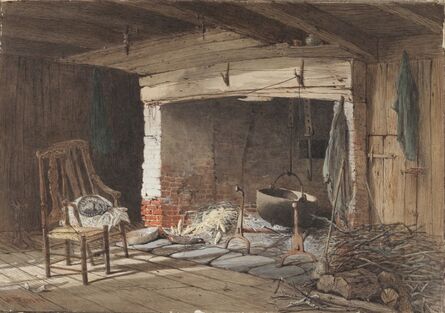 Harry Fenn, ‘Old Fireplace’, 1845-1911