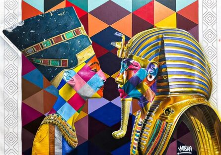Eduardo Kobra, ‘Nefertiti and Tutancamon’, 2022
