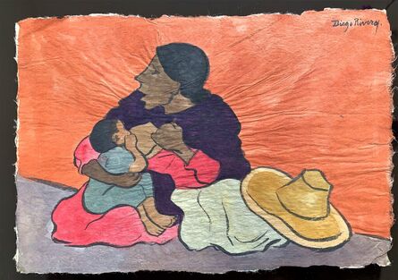 Diego Rivera, ‘Alimentando al Nino ( Nourishing the Boy)’, 1944