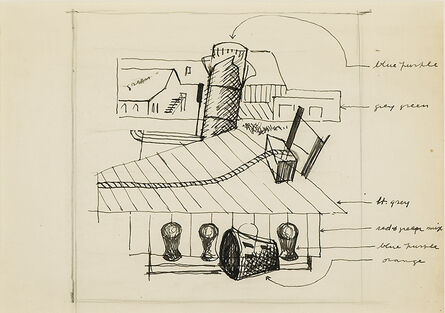 Stuart Davis, ‘Study for "Waterfront"’, 1933