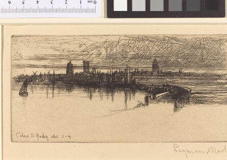 Francis Seymour Haden, ‘Little Calais Pier’, 1865