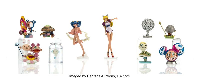Takashi Murakami, ‘Superflat Museum (set of ten)’, 2005, Other, PVC figures, Heritage Auctions