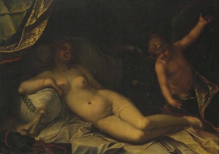 Abraham Bloemaert, ‘A mythological scene, perhaps Venus and Cupid’