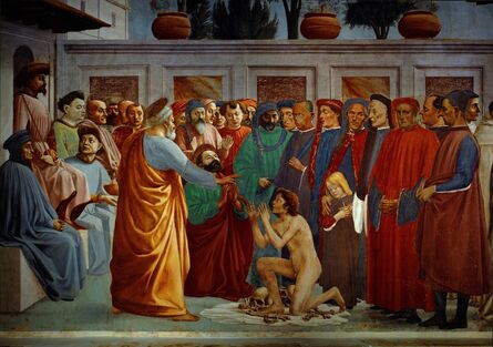 Masaccio, ‘Saint Peter Raising the son of Theophilus’, 1427