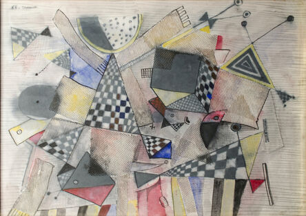 José Gurvich, ‘Composición en colores puros dameros triangulares’, 1966