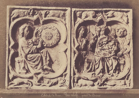 Jean-Louis-Henri Le Secq, ‘Base Reliefs from the Rouen Cathedral, Portail des Libraire’, 1854-56