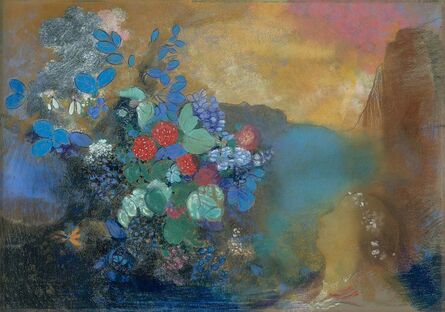 Odilon Redon, ‘Ophelia among the Flowers’, 1905