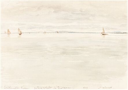 John Linnell, ‘Sailboats on Southampton River’, 1819