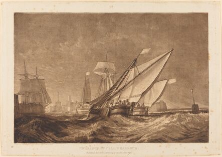 J. M. W. Turner, ‘Entrance of Calais Harbour’, published 1816