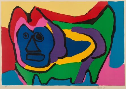 Karel Appel, ‘Blue Faced Beast’, 1971