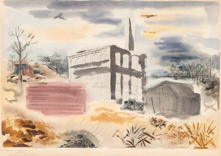 George Grosz, ‘Landscape, Bayside, Long Island’, 1934