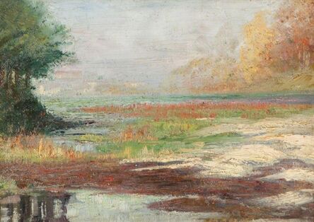 Filippo Vacchetti, ‘Paesaggio lacustre’, 1919