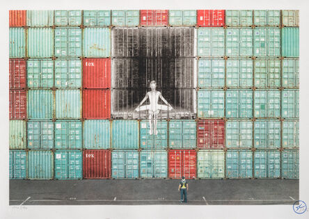 JR, ‘In The Container Wall Le Havre France 2014’, 2020