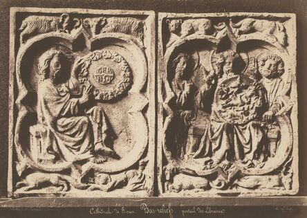 Jean-Louis-Henri Le Secq, ‘Base Reliefs from the Rouen Cathedral, Portail des Libraire’, 1854-56