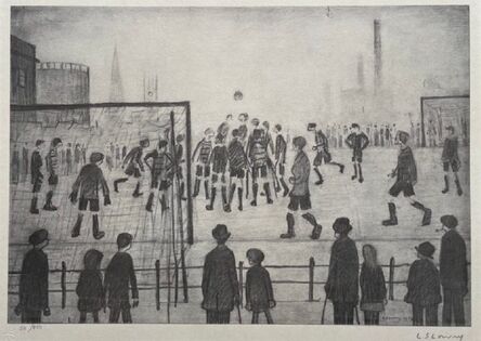 Laurence Stephen Lowry, ‘The Football Match’, 1973
