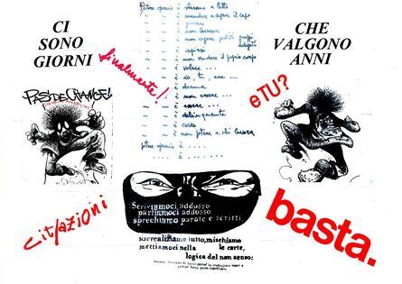 Nanni Balestrini, ‘Cit-azioni’, 1975-2017