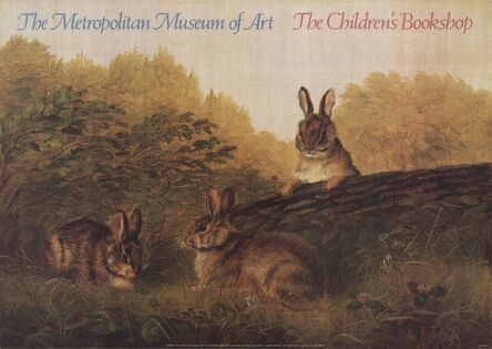 Arthur Fitzwilliam Tait, ‘Rabbits on a Log’, 1985
