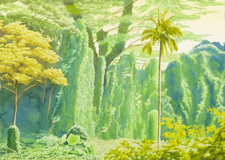 Ben Norris, ‘Manoa Rainforest XXIX: Three Trees, Two Vines’, 1999