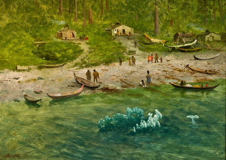 Albert Bierstadt, ‘Indian Encampment, Alaska’, ca. 1889