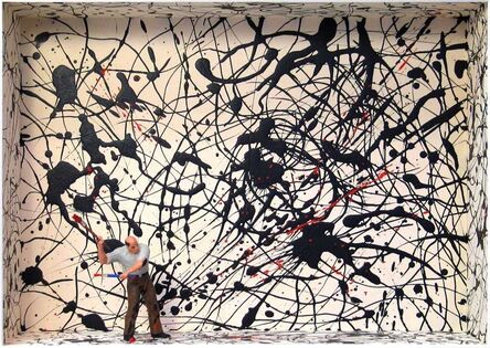 Volker Kühn, ‘Homage to Pollock, Jackson’, 2023