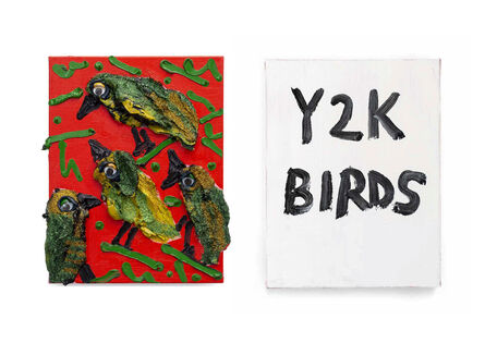 Georgina Gratrix, ‘Y2K BIRDS’, 2022