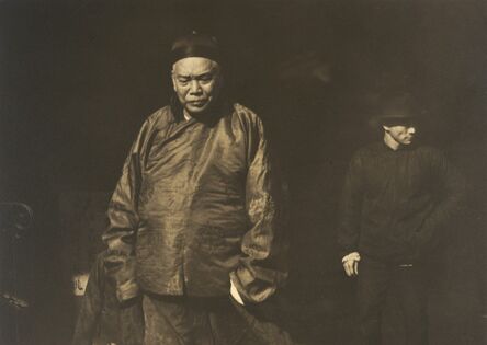 Arnold Genthe, ‘Merchant and Body Guard, Old Chinatown, San Francisco’, ca. 1895, 1906, printed ca. 1920