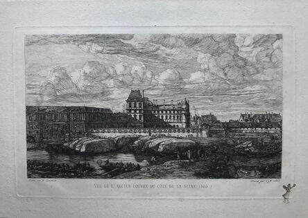 Charles Meryon, ‘The Old Louvre, Paris, after Zeeman’, 1866