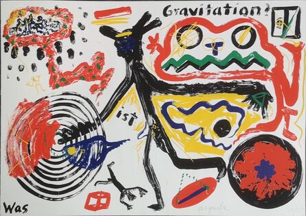 A.R. Penck, ‘Was ist Gravitation?’, 1984