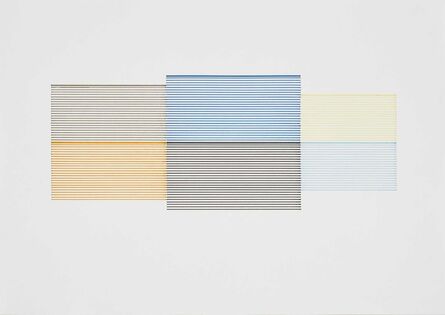 Michael Craig-Martin, ‘Untitled (Coloured Venetian Blind Study 6)’, 1990