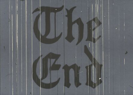 Ed Ruscha, ‘The End’, 1991