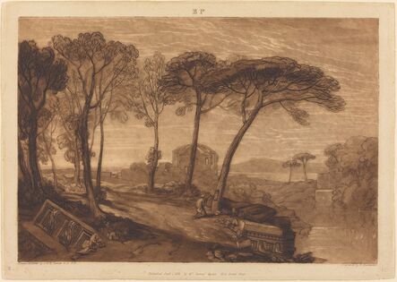 Joseph Mallord William Turner and Robert Dunkarton, ‘The Temple of Minerva Medica’, published 1811