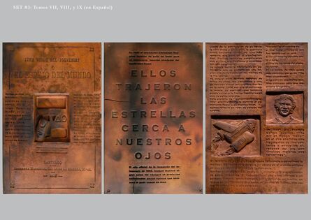 Óscar Santillán, ‘Burnt Encyclopedia (Enciclopedia quemada)’, ca. 2016-2017
