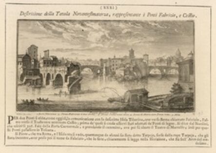 Giuseppe Vasi, ‘Ponte Quattro Capi’, 1747