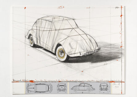 Christo, ‘Wrapped Volkswagen (Project for 1961 Volkswagen Beetle Saloon)’, 1961/2013