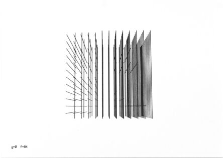 Torsten Ridell, ‘Permutations de lignes’, 1983