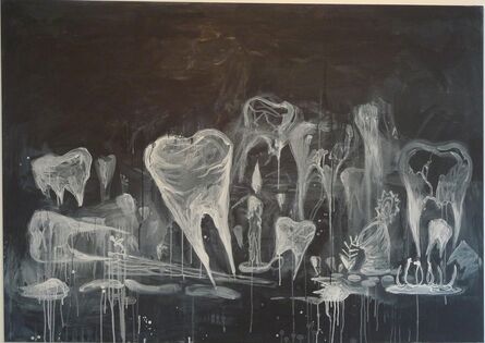 Manuel Ocampo, ‘Untitled (Ghost Teeth)’, 2008