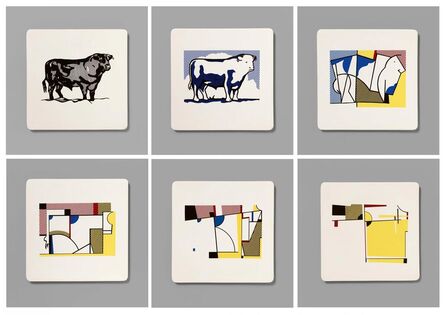 Roy Lichtenstein, ‘Bull I - VI’, 1989