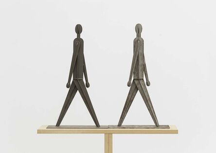 Wang Luyan 王鲁炎, ‘Two People Who Walks Along the Right/Left Side While Walking Towards/Away from Each Other’, 2011